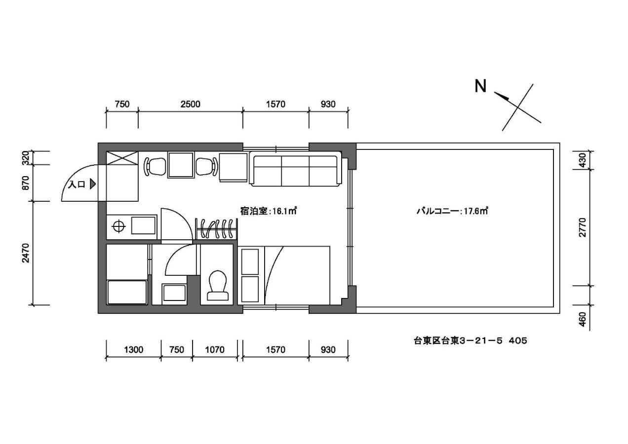 Appartamento Venti御徒町405 Tokyo